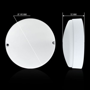 Світильник світлодіодний ЖКХ Biom MPL-R9-6 9Вт 6000К, коло