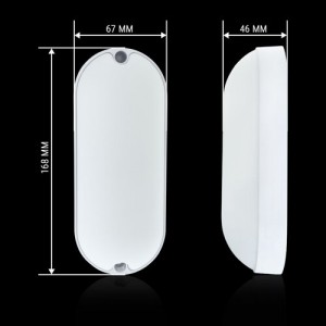 Світильник світлодіодний ЖКХ Biom MPL-О9-6 9Вт 6000К, овал