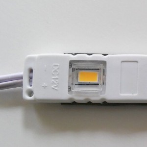 Світлодіодний модуль BRT M2 5630-3 led WW 1,5W 3000K, 12В, IP65 теплий білий закритий з лінзою