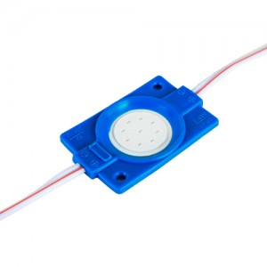 Світлодіодний модуль BRT COB 2.4W круглий BLUE, 12В, IP65 синій