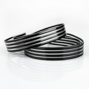 Декоративна стрічка DS-R260-01-4B к світильнику DEL-R-20-!8-4 DIY( 4 черних смужки)