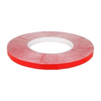 Скотч AT-2s-200-95-50-RED (9,5мм х 50м) тканинна основа, червоний