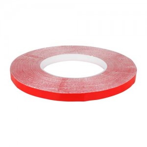 Скотч AT-2s-200-95-50-RED (9,5мм х 50м) тканинна основа, червоний