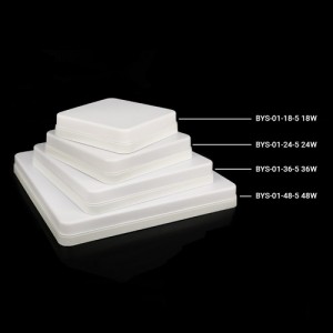 Світильник світлодіодний Biom BYS-01-48-5 48w квадратный 5000К