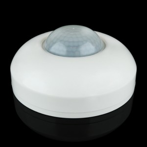 Інфрачервоний датчик руху BIOM IRM-03W max 1200Вт 360°, стельовий, білий