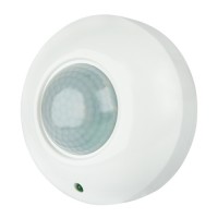 Інфрачервоний датчик руху BIOM IRM-03W max 1200Вт 360°, стельовий, білий