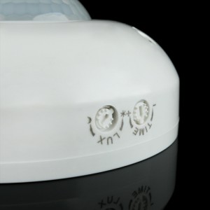 Інфрачервоний датчик руху BIOM IRM-03W max 1200Вт 360°, стельовий, білий