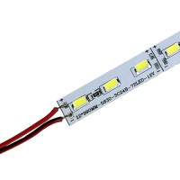 Світлодіодна лінійка BRT 5630-72 led R 24W, 12В, IP20 червоний зі скотчем Світлодіодна лінійка BRT 5630-72 led R 24W, 12В, IP20 червоний зі скотчем