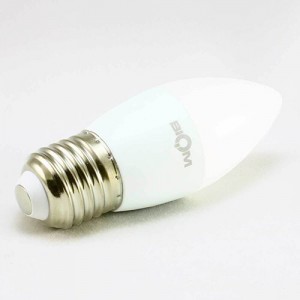 Свiтлодiодна лампа Biom BT-568 C37 7W E27 4500К матова