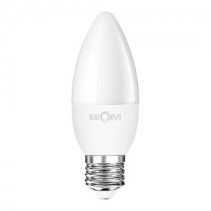 Свiтлодiодна лампа Biom BT-706 C37 10W E27 4500К матова