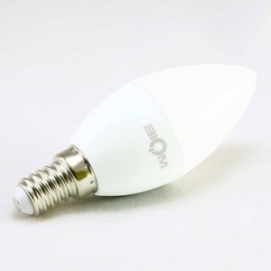 Свiтлодiодна лампа Biom BT-570 C37 7W E14 4500К матова
