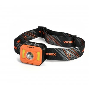 Налобний світлодіодний ліхтарик VIDEX VLF-H085-OR 400Lm 5000K