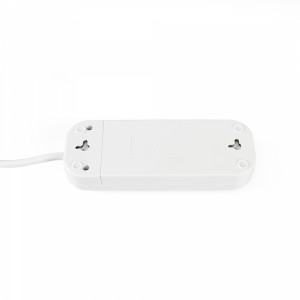 Подовжувач мережевий без заземлення 3 гнізда 3м (2x1мм) білий TITANUM STANDARD