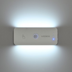 LED Світильник акумуляторний з датчиком руху VIDEX VL-NL053W-S
