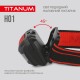 Налобний світлодіодний ліхтарик TITANUM TLF-H01 100Lm 6500K
