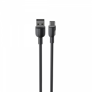 Кабель USB - USB-C HAVIT CB307C 3A 1м Black (силіконовий)