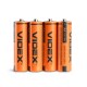 Батарейка сольова Videx R6P/AA 4шт SHRINK
