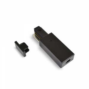 Комплект конектор 1-фазний + заглушка VIDEX чорний