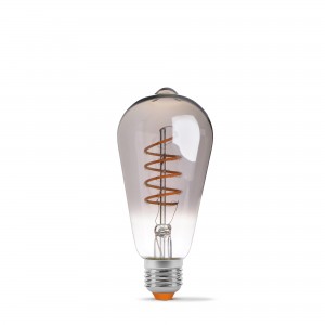 LED лампа VIDEX Filament ST64FGD 4W E27 2100K дімерна графіт