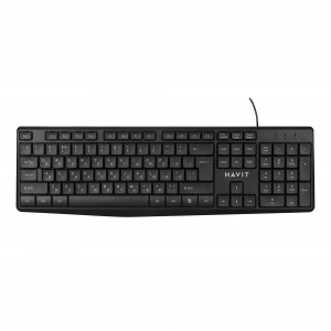 Дротова клавіатура HAVIT KB206 USB Black