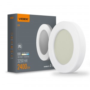 LED світильник ART IP65 круглий VIDEX 30W 5000K