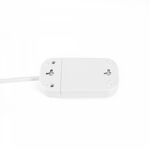 Подовжувач мережевий без заземлення 2 гнізда 3м (2x1мм) білий TITANUM STANDARD