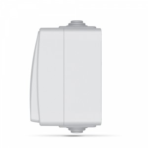 IP65 Кнопка дзвінка сіра VIDEX BINERA