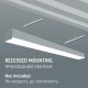 LED світильник лінійний VIDEX BN03 30W 0.6М 5000K 220V Black