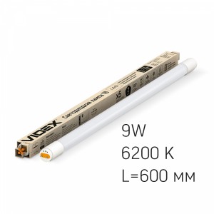 LED лампа VIDEX T8b  9W 0.6M 6200K матова