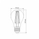 LED лампа VIDEX Filament A60FA 10W E27 2200K бронза