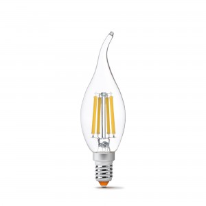 LED лампа VIDEX Filament C37Ft 6W E14 4100K