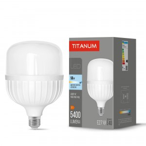 LED лампа TITANUM A138 50W E27 6500К