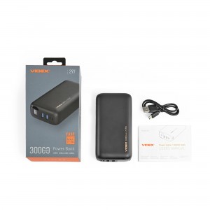 Повербанк 30000mAh VIDEX VPB-297 22.5W Black
