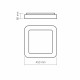 LED світильник VIDEX EDGE-SC-72W-WHITE (VLE-ESC-72W)