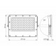LED прожектор автономний VIDEX 1000LM 5000K 3.2V