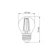 LED лампа TITANUM  Filament G45 4W E27 4100K