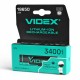 Акумулятор Videx літій-іонний 18650-P (захист) 3400mAh color box/1шт