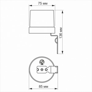 Датчик освітленості VIDEX VL-SN03 25A 220V фотометричний