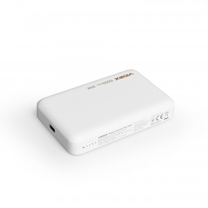 Повербанк з бездротовою зарядкою 10000mAh VIDEX VPB-331 PD20W White