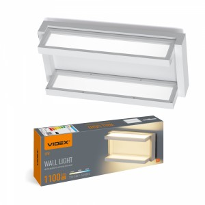 LED світильник настінний з сенсором VIDEX WL01 12W 2800K-4000K-6000K White