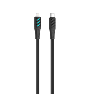 Кабель USB-C - Lightning HAVIT HV-CB6255 PD30W 1м з LED індикатором