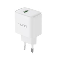 Зарядний пристрій HAVIT HV-UCY001 USB 18W White Зарядний пристрій HAVIT HV-UCY001 USB 18W White