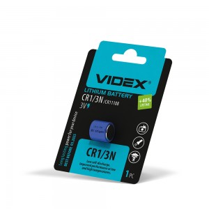 Батарейка літієва Videx CR1/3N 1шт BLISTER