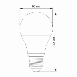 LED лампа TITANUM A60 10W E27 3000K