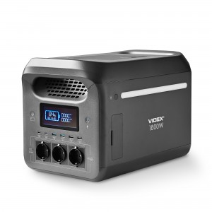Портативна зарядна станція VIDEX OASIS 1800W 1229Wh (VPS-SG1-1KW8)