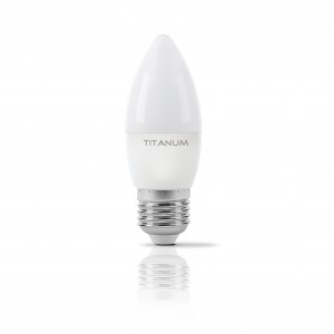 LED лампа TITANUM C37 6W E27 4100K