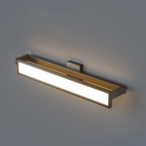 LED світильник настінний з сенсором VIDEX WL02 18W 2800K-4000K-6000K Black