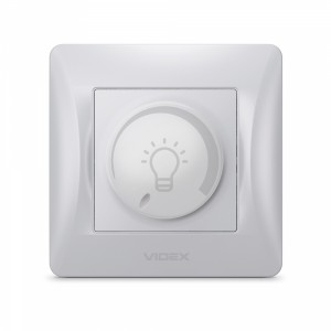 Димер LED 200Вт срібний шовк VIDEX BINERA