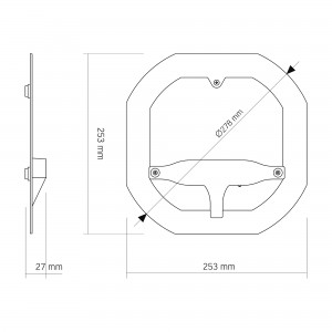 LED модуль для світильників 50W VIDEX VL-MLC-50C 3000-4000-6500K