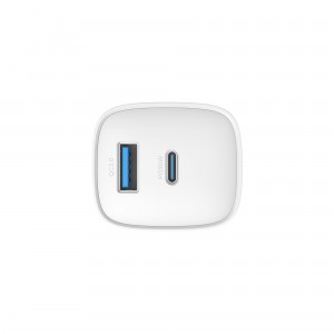 Зарядний пристрій HAVIT UC30 PRO GaN 30W USB-A+USB-C White